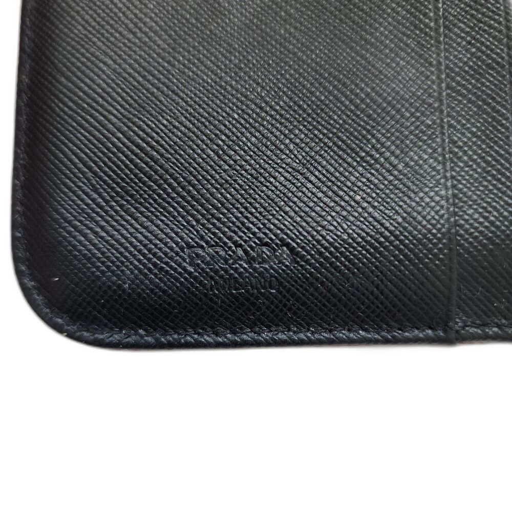 Prada Portafoglio Tessuto Zip Nylon Leather Wallet With COA and Box - Picture 8 of 16